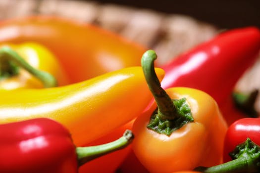 colorful fresh produce at a market