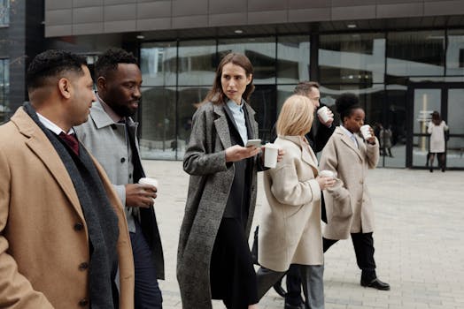 image of a diverse group discussing retirement savings